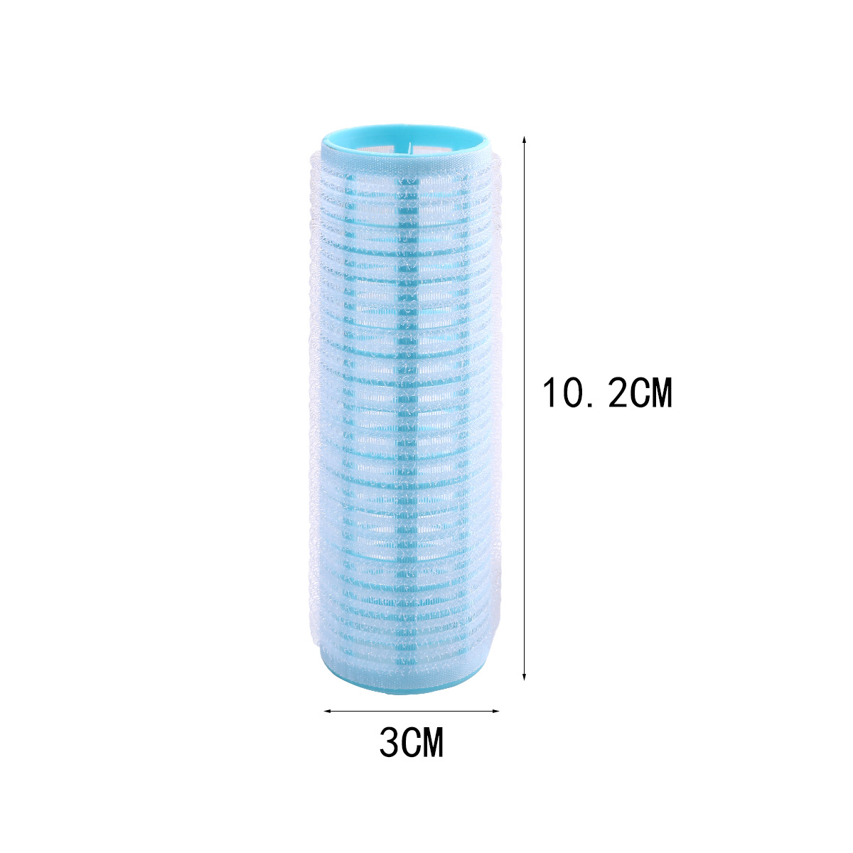 헤어 컬러 3*10.2cm [솔리드 블루] 벌크
