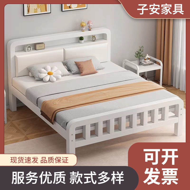 Thickened Silent 1.8m Iron Frame Bed Reinforced Thickened Double Bed 1m Household Stainless Steel Rental House Iron Bed Bed Thickened Silent 1.8m Iron Frame Bed Reinforced Thickened Double Bed 1m Household Stainless Steel Rental House Iron Bed Bed