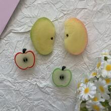洞洞鞋diy饰品趣味仿真苹果配件可拆卸立体鞋花鞋扣水果卡通配饰