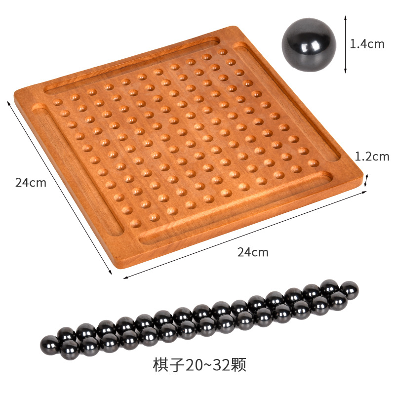 Piso de madera maciza, inducción magnética, ajedrez, rompecabezas, juguete de batalla divertido, entrenamiento de pensamiento para niños, juego de mesa de imán
