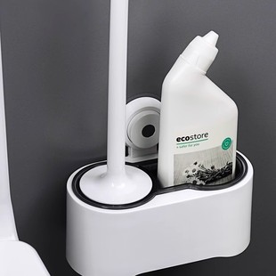Toilet Brush Set for Home Use, No Dead Corners, Wall-Mounted Cleaning, 2025 New Model, Squat Toilet Bathroom