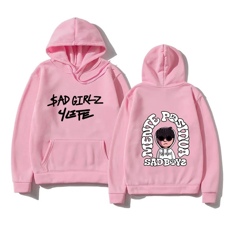 Nuevo jersey de hip-hop para hombre triste niño estampado suéter Harajuku niña fantasía música regalo casual ancho