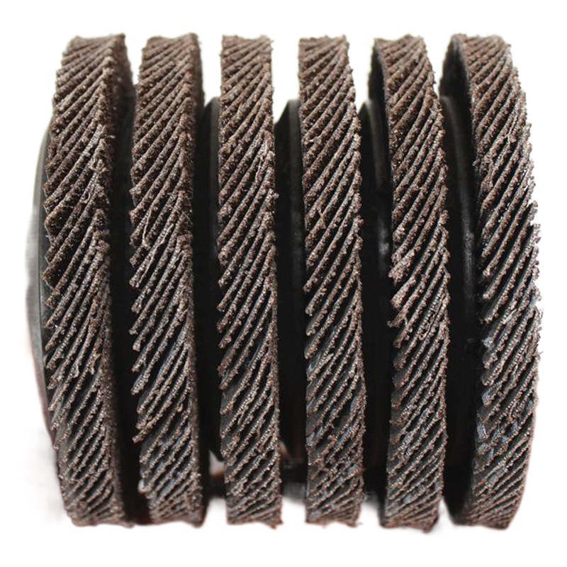 Disco de pulido de hoja de Louvre engrosada mil impulsor Disco de molienda de rueda de Louvre 100 amoladora angular película de pulido rueda de tela abrasiva plana