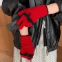 韩国撞色保暖秋冬手套