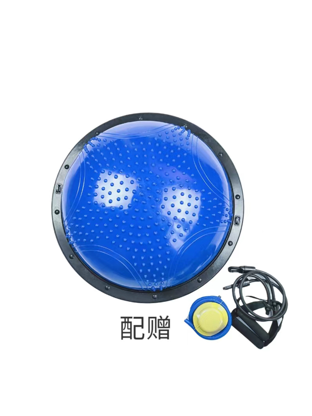 58cm semicírculo equilibrio bola engrosada a prueba de explosiones bola de velocidad de onda 46cm yoga hemisferio pilates fitness yoga pelota