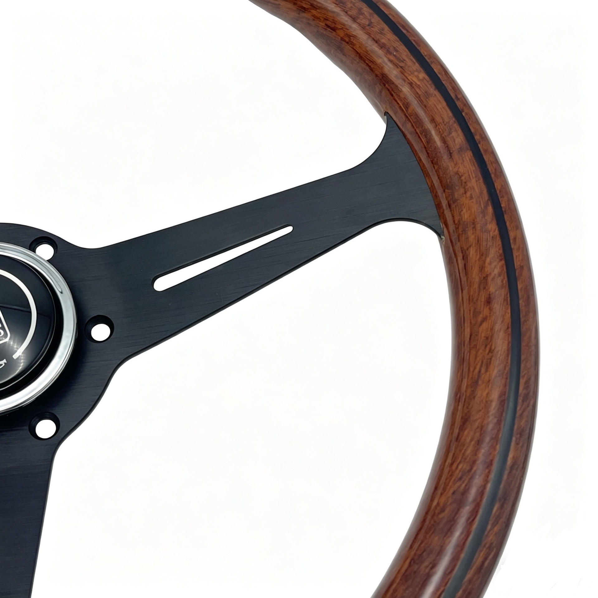 14inch ND Racing Modified Universal Classic Imitation Wood Beidouxing Langdi Jetta Pusan Retro Solid Wood Steering Wheel