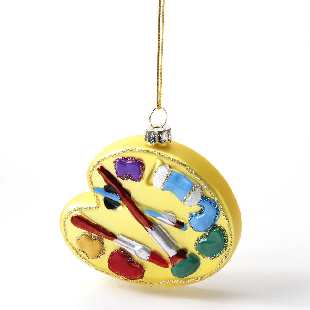 Manufacturer Supply Blown Glass Palette Decoration Pendant Artist…