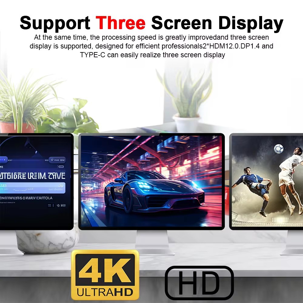 i9 - 13900H Thunder 4 mini host DDR5 computadora neutra computadora de oficina doméstica Xe tarjeta gráfica miniPC