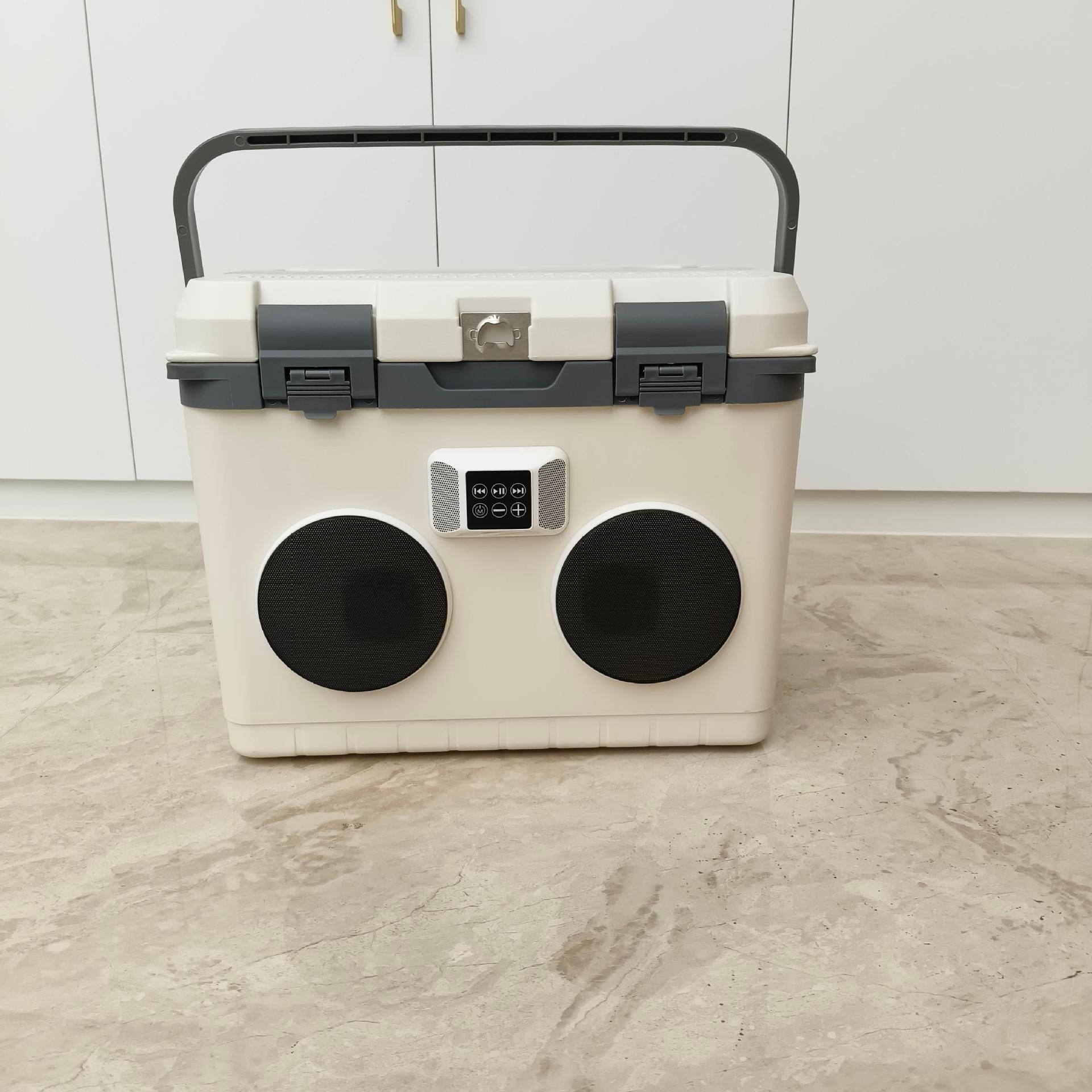 Incubación de sonido Bluetooth refrigeración fresca con música cubeta de hielo caja de hielo al aire libre 15L 68L 145