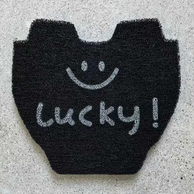 Vehicle Foot Pads, Battery Vehicle — Electric vehicle foot mat - smiley-face-no9-cz90