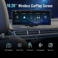 Новый 10.26-дюймовый беспроводной carplay/Android AUTO портативный автомобильный GPS-навигатор AV-экран обратного ввода