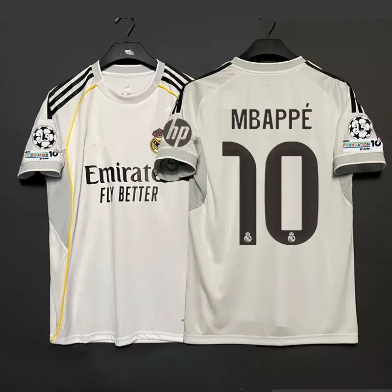 25/26 レアル マドリード ホーム ホワイト プレーヤー バージョン モドリッチ 特別記念 No.10 サッカー スポーツ 半袖ジャージ|undefined