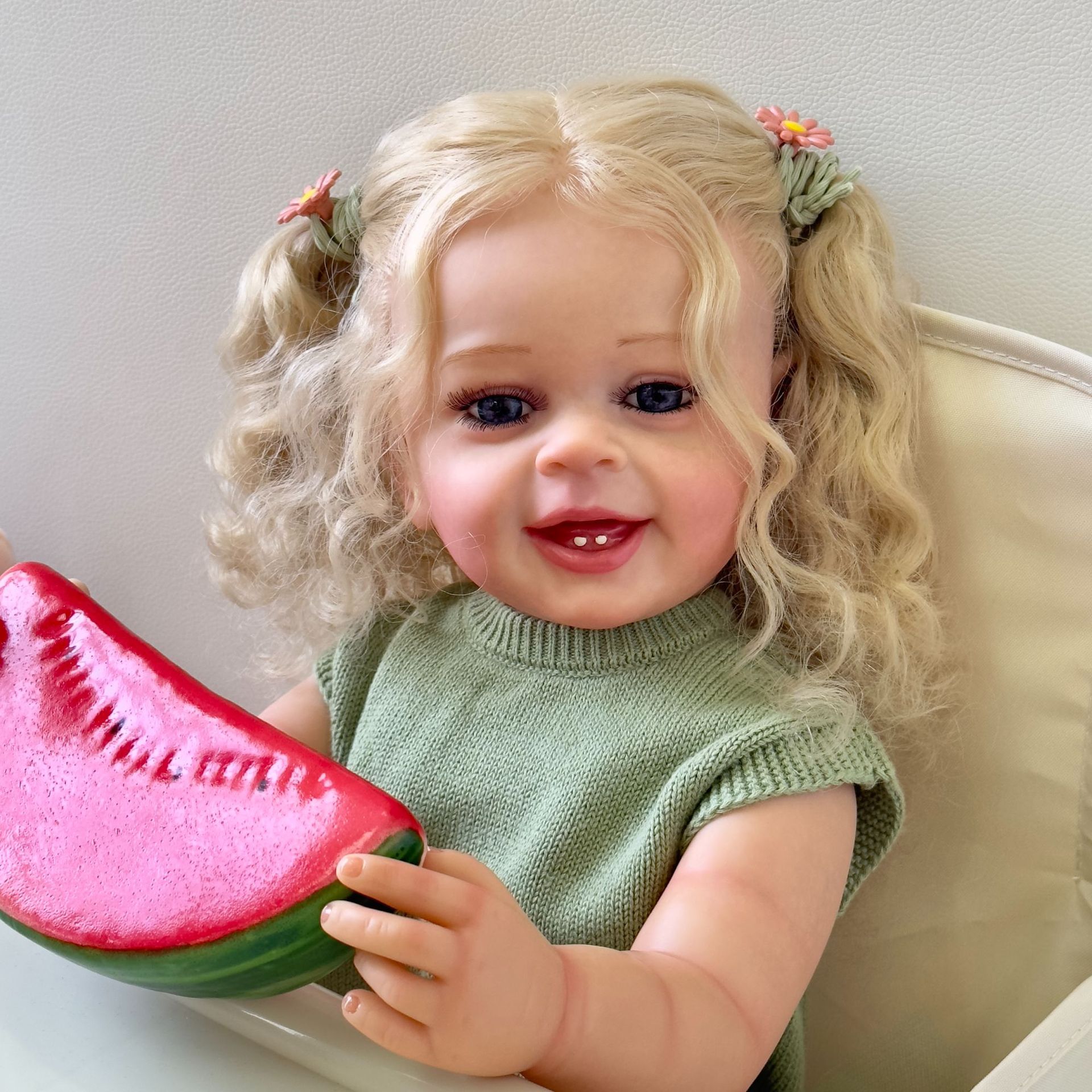 55cm pegamento completo chica Yannik simulación renacer muñeca 3D pintado transfronterizo suministro de una sola pieza de entrega
