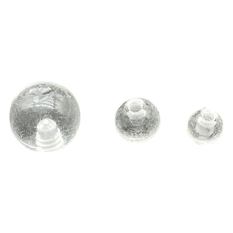 Прозрачные невидимые акриловые бусины для языка ногтей губ ногтей уха кости ногтей бровей ногтей студентов анти-открытия прокол ювелирные аксессуары