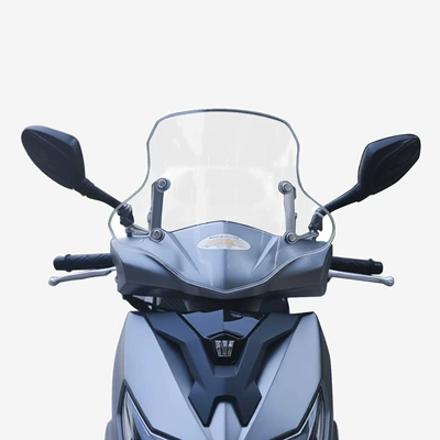 Suitable for New Dazhou: Motorcycle front windshield - flexible-explosion-proof-pc-material-windshield-transparent-color-35cm