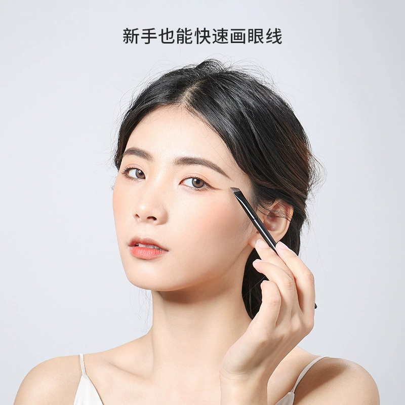 eyeliner & eyebrow brush (wang ye) a102 flat/angled head, ultra-thin blade tip, precise makeup