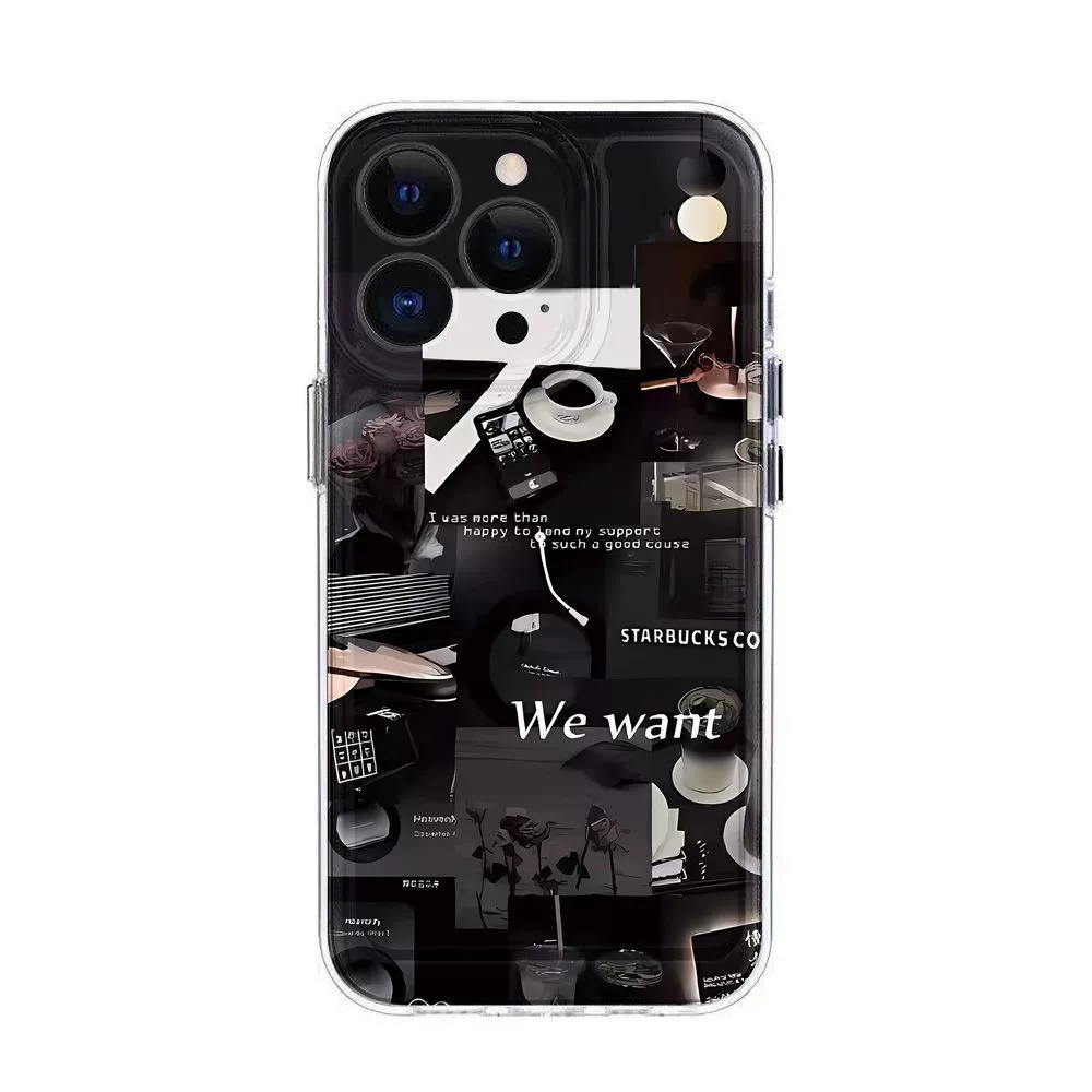 Apple, кофе совместимый iphone16, космический чехол для телефона, 16промакс, 13