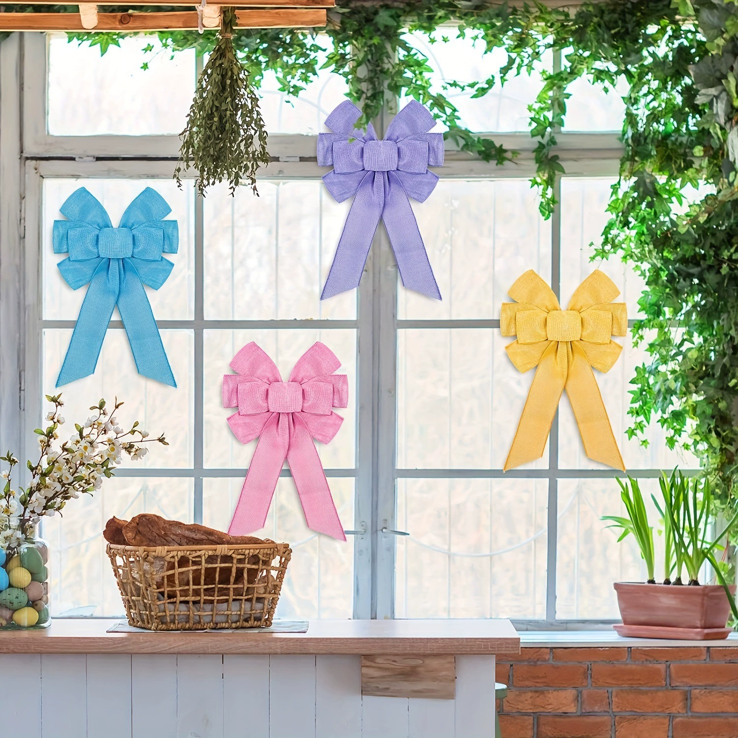Big decorations with bow, hair band