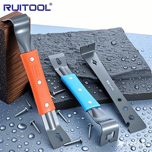 Crowbar woodworking nail cutter thickened skid shovel whole house installation unpacking wooden box stainless steel beekeeping scraper universal stick