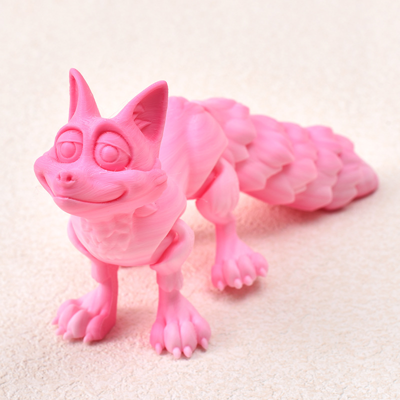 Ventas transfronterizas de juguetes de impresión 3D, animales de impresión 3D, adornos creativos, juguetes de dragón