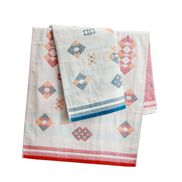 Gauze soft comfortable beach ethnic bath towel solar-powered