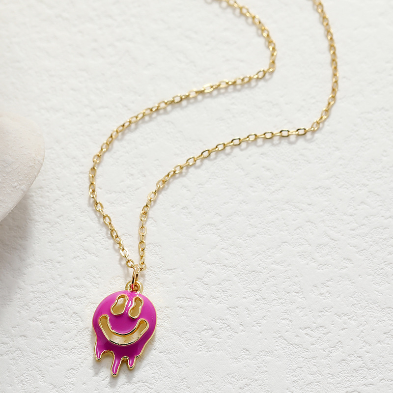 new fashion funny necklace hollow oil dripping ghost necklace