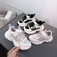 2025秋季男女童鞋批发32-41码大童运动鞋休闲学生老爹鞋3788