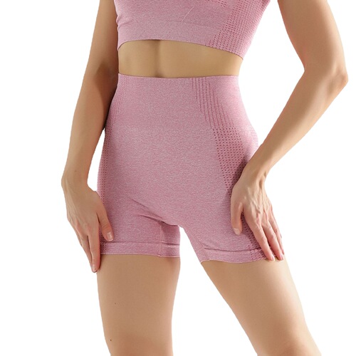  Spring New High-Waist Tummy-Tucking Fitness Pants Sports High-Elastic Fitness Clothes Running Yoga Shorts
