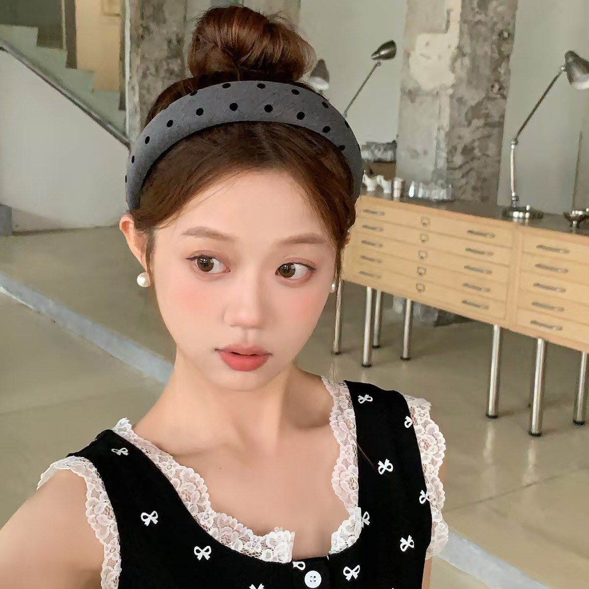 Nueva diadema de celosía de primavera y verano en busca de sueños, diadema de celosía fina de hadas, diadema de celosía femenina, horquilla de todo fósforo, accesorios para el cabello al por mayor