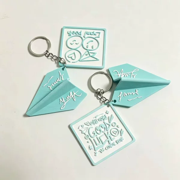 3D printed pendant Yun Yi Xing He, Yun Yi 99 decorative hanging ornament, Yun Qi style pendant, Yun Yi pendant, light blue