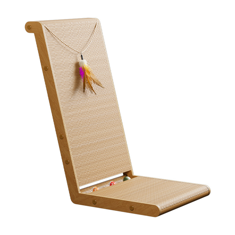 Nuevo producto Placa de agarre para gatos en forma de L Junta de agarre para gatos vertical contra la pared