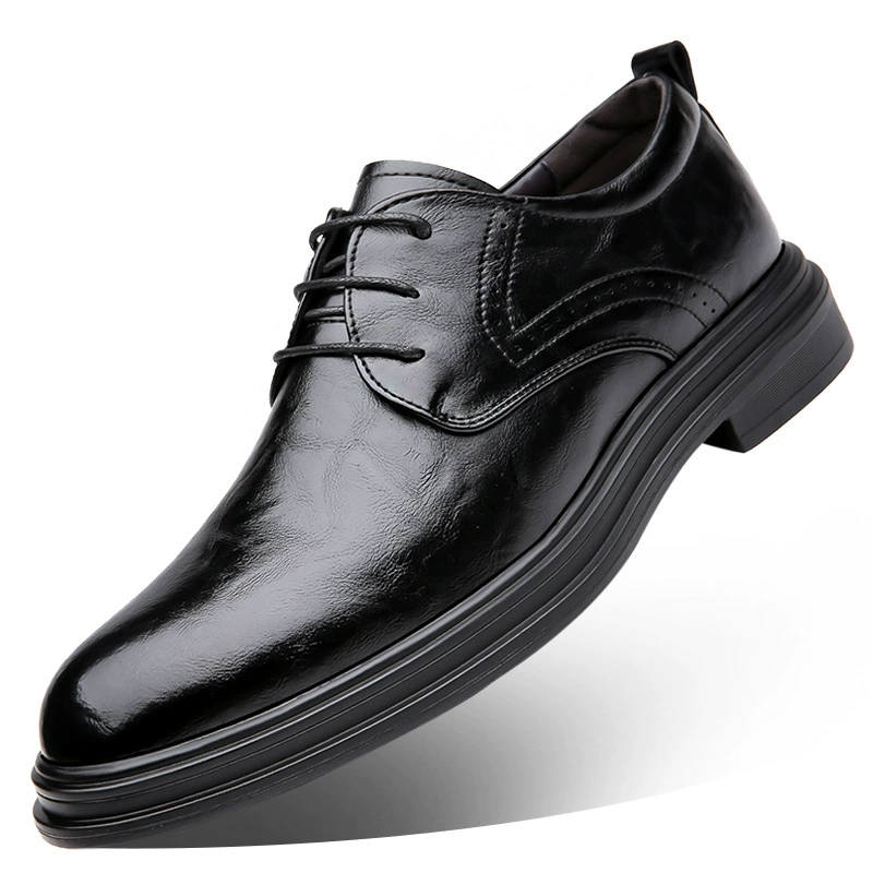 Shoes for leather shoes, leather classic suit jacket, footwear English style
