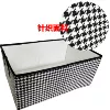 Knitted cloth, storage box
