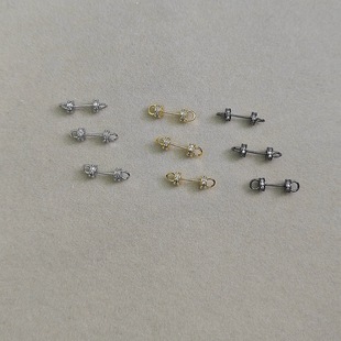 �~�14K��ɫ�׽𘌺�ɫ΢��ʯ����������ñ�B�ӿ�DIY�Ʒ���