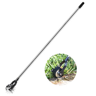Amazon new wheeled manual lawn edging machine artificial lawn trimmer weed removal garden tools