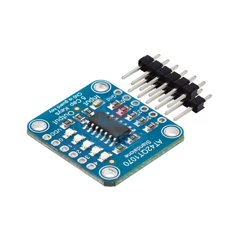 AT42QT1070 5-Pad 电容屏触摸传感器模块