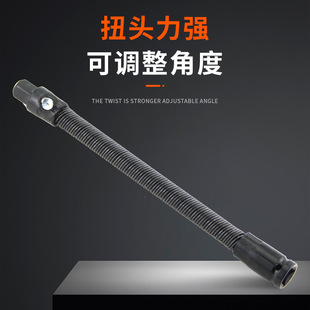 Electric wrench connecting rod lengthened universal flexible shaft elastic adapter 1/2 large fly socket wrench adapter