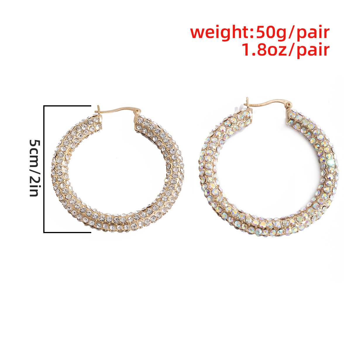 Simple Style Geometric Plating Alloy Artificial Gemstones Earrings display picture 18