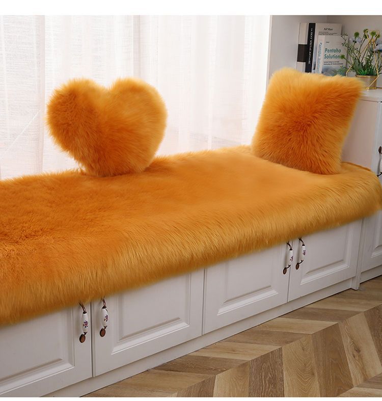 Carpet Door Mat Can Be Cut, Wabi-Sabi Style Carpet, Light Luxury Floor Mat, Silent Tatami Bay Window, Double-Sided Gray-White Carpet