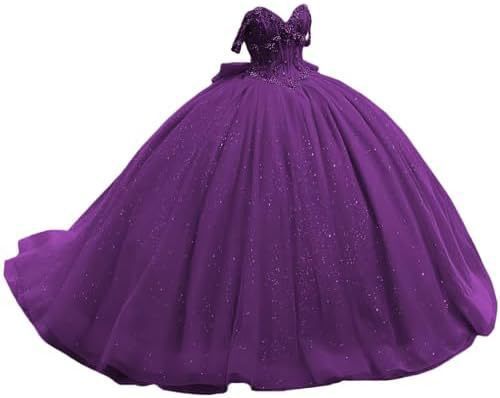 Vestido de noche de cola, top de tubo de un solo hombro, vestido de fiesta para adultos, vestido de princesa de hilo esponjoso, vestido de aplicación tridimensional