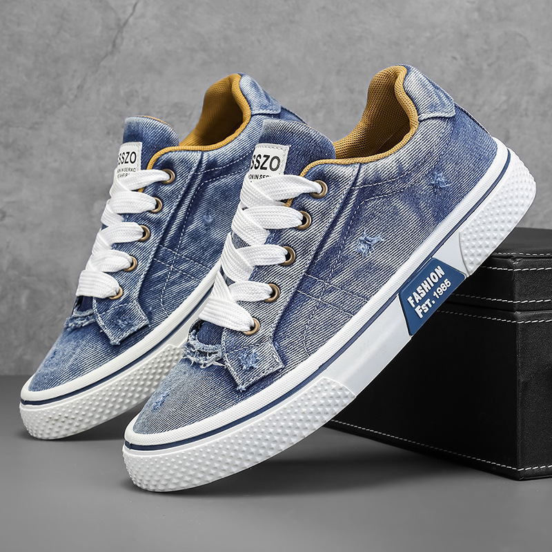 Men's Shoes 2025 Summer New Style Canvas Shoes Retro Fashion Breathable Sneakers Soft Sole Casual Shoes