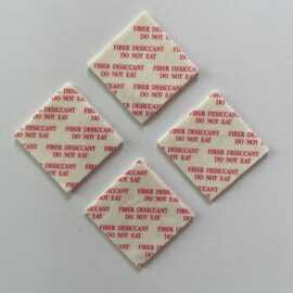 供应覆膜纤维干燥剂柱状片状可降解相框干花安防摄像头高效干燥剂