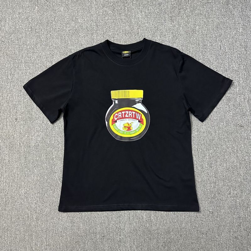 240g corteiz マンハッタン島シリーズ Tシャツ 半袖 レターロゴプリント 男女兼用 ダブルヤーン ファッション 半袖 トレンド|undefined
