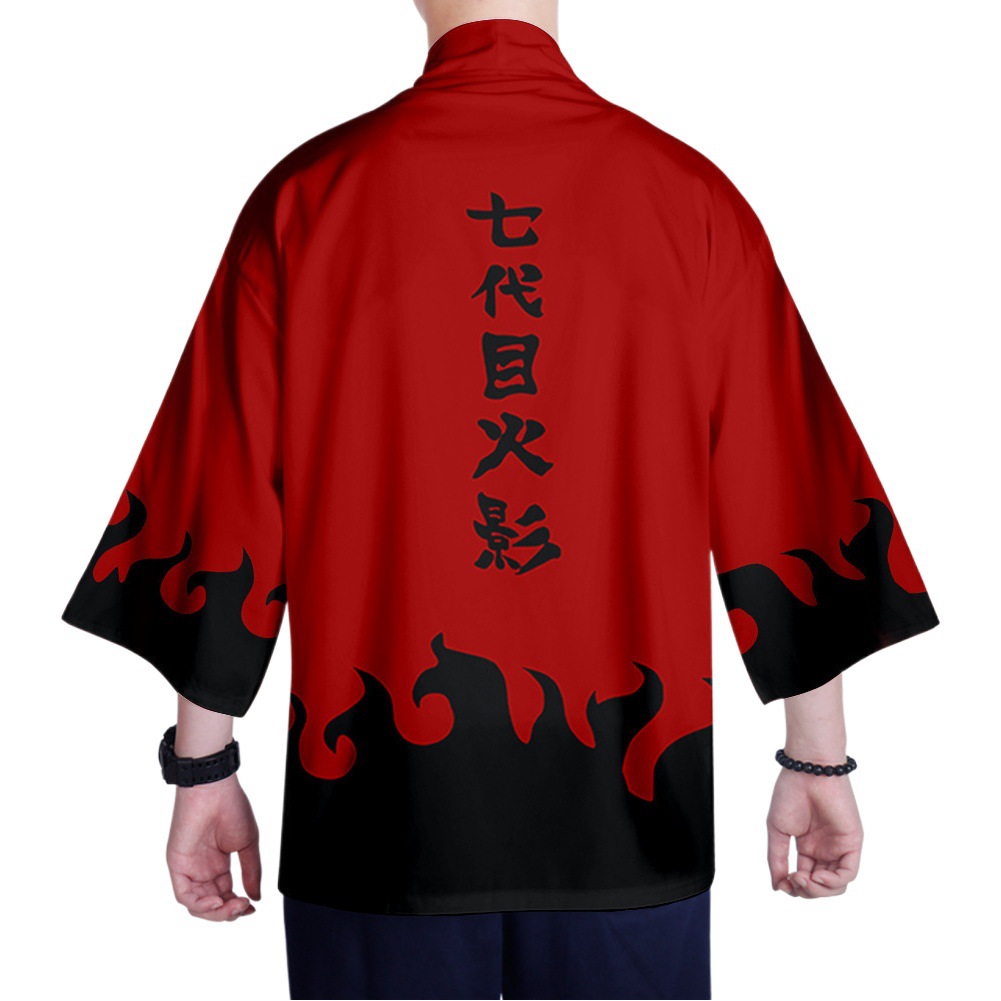 Factory Outlet Naruto Seven Generations of Mu Xiao Organization Animation Peripheral cos Kimono Cloak Second Dimension Road Robe