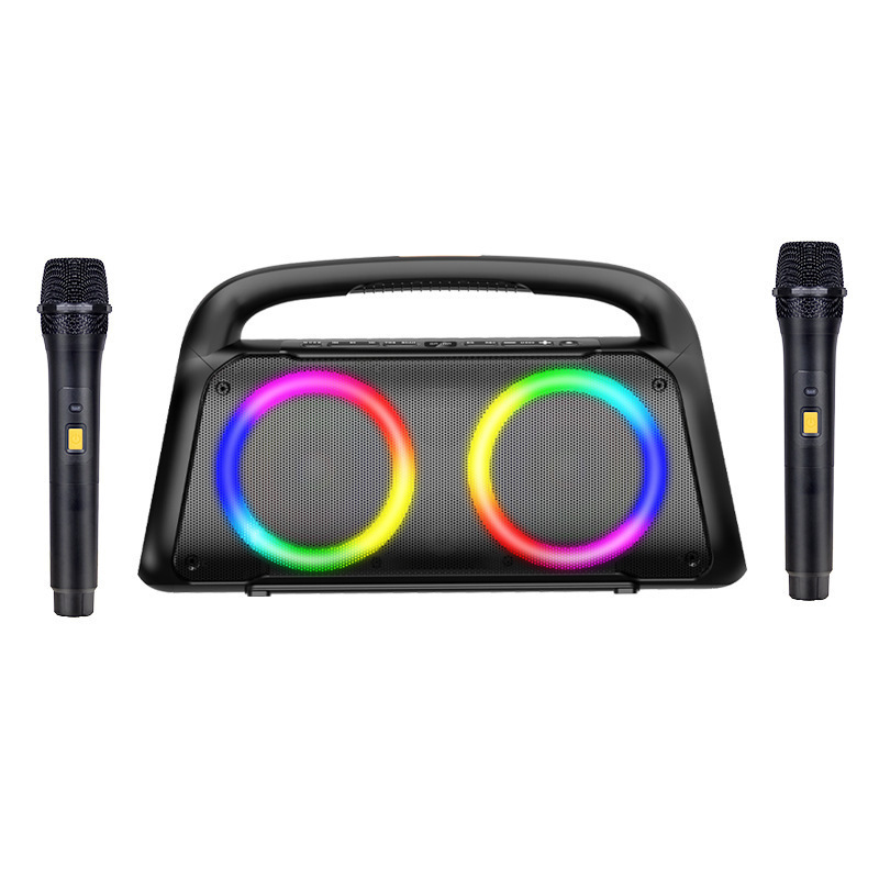 Party Boom Box Wireless Bluetooth Speaker Indoor and Outdoor Outdoor Satchel Bluetooth Speaker with Microphone Square Dance Party Boom Box Wireless Bluetooth Speaker Indoor and Outdoor Outdoor Satchel Bluetooth Speaker with Microphone Square Dance