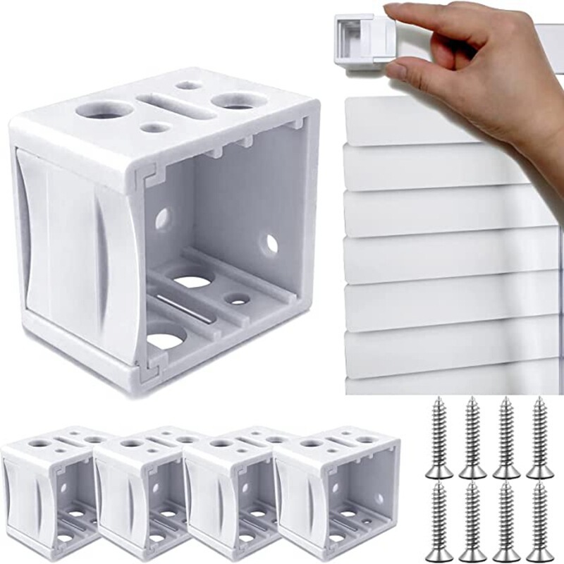 Louver Curtain installation code Venetian blind left and right fixed bracket curtain code fixed bracket