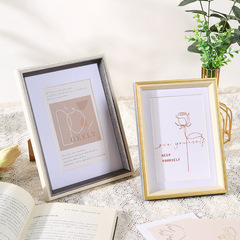 Minimalist Nordic style picture frame for tabletop display, child photos, 5-inch and 6-inch picture frames, wall-mounted images, A3/A4 frame albums