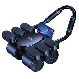 Four wheels, six elbows, rebound, abdominal exercise, men and women, abdomen, curls, and exercise, home fitness equipment 5