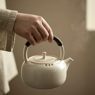 仿古煮茶电陶炉烧水壶花茶果茶泡茶器提梁壶茶炉家用围炉茶具茶壶