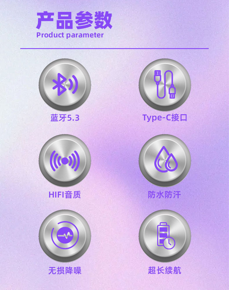 Bluetooth wireless headphones AI translation headphones over-ear ultra long battery life, large battery non-in-ear wireless Bluetooth headphones